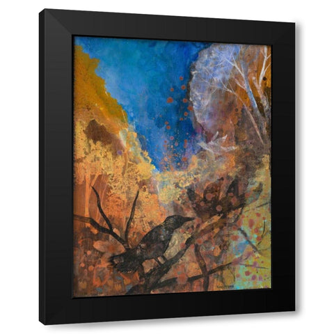 The Guide Black Modern Wood Framed Art Print by Maria, Robin