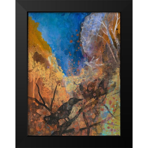 The Guide Black Modern Wood Framed Art Print by Maria, Robin