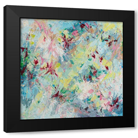 Prunus Serrulata Black Modern Wood Framed Art Print with Double Matting by Coolick, Ann Marie