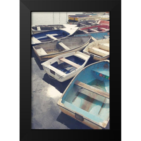 Eastern Coastal Black Modern Wood Framed Art Print by Gardner, Sarah