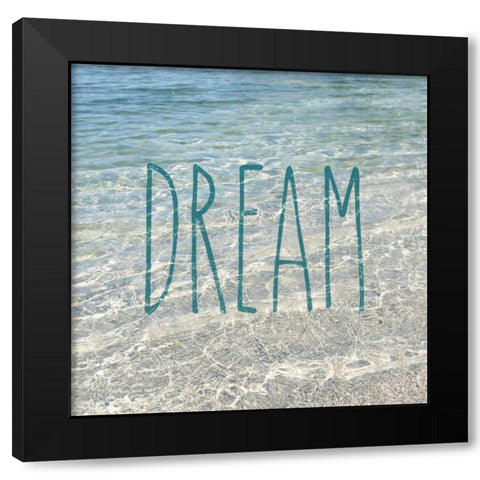 Dream In The Ocean Black Modern Wood Framed Art Print by Gardner, Sarah
