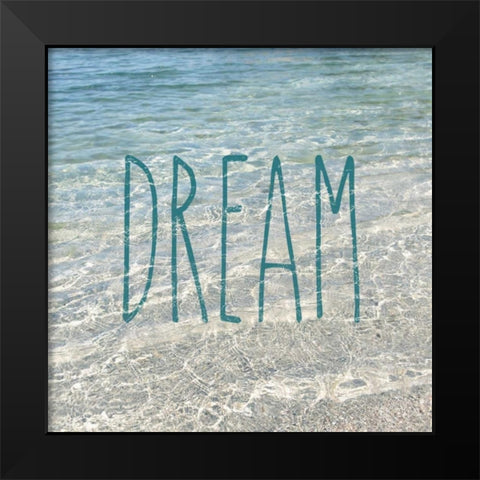 Dream In The Ocean Black Modern Wood Framed Art Print by Gardner, Sarah