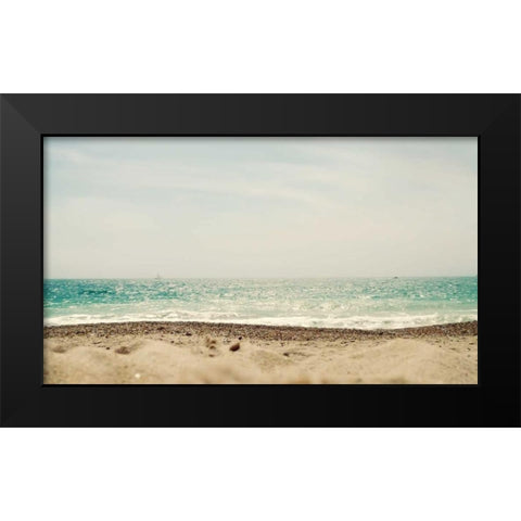 British Coast Black Modern Wood Framed Art Print by Gardner, Sarah