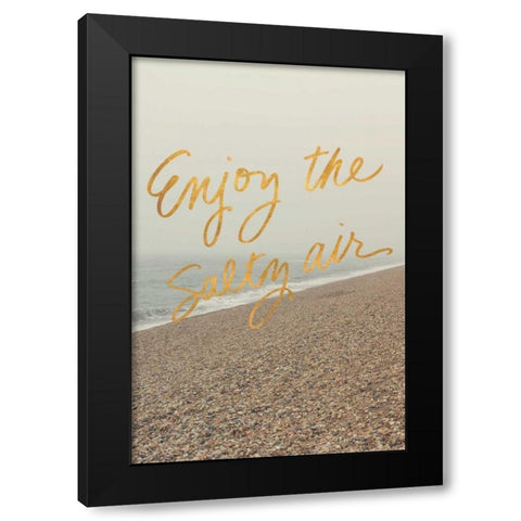 Enjoy the Salty Air Black Modern Wood Framed Art Print by Gardner, Sarah