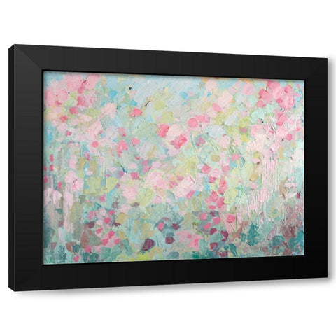 Dancing Sakura Tree Black Modern Wood Framed Art Print by Coolick, Ann Marie