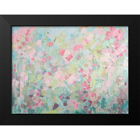 Dancing Sakura Tree Black Modern Wood Framed Art Print by Coolick, Ann Marie