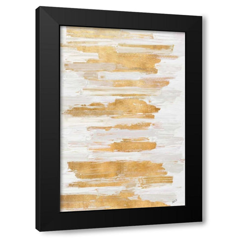 Gold Rhizome Black Modern Wood Framed Art Print with Double Matting by Coolick, Ann Marie