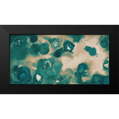 Celestial Sea Black Modern Wood Framed Art Print by Loreth, Lanie