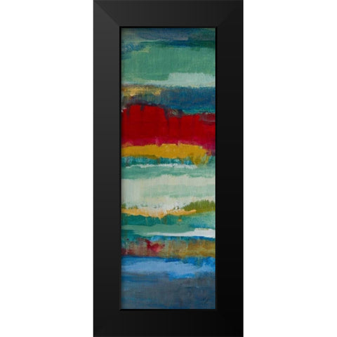 Splendid Sky Panel II Black Modern Wood Framed Art Print by Loreth, Lanie