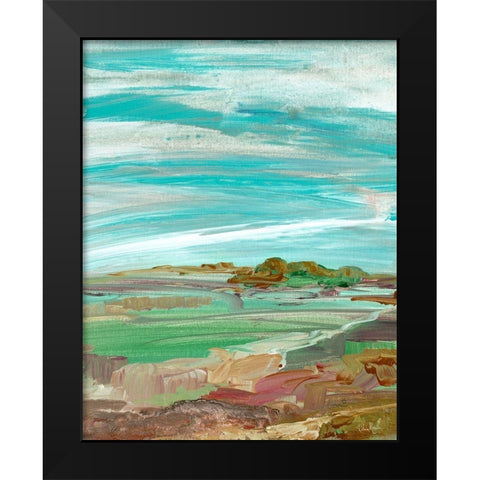 My Dream Land I Black Modern Wood Framed Art Print by Maria, Robin