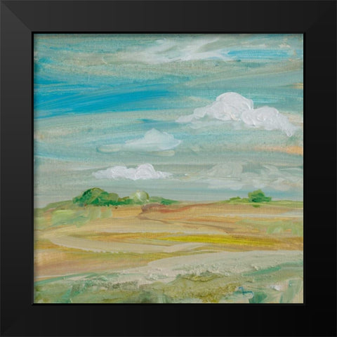 My Land III Black Modern Wood Framed Art Print by Maria, Robin