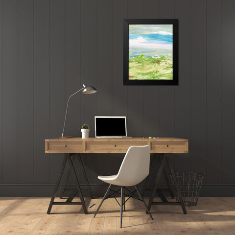 My Dream Land II Black Modern Wood Framed Art Print by Maria, Robin