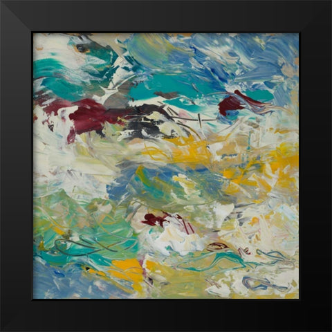 Poetic Path Black Modern Wood Framed Art Print by Loreth, Lanie