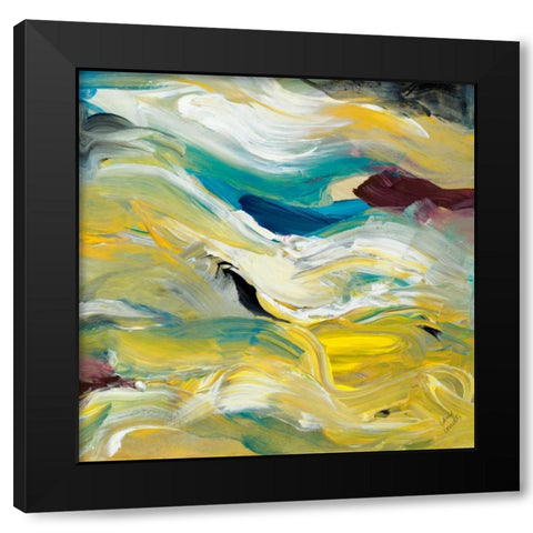 Color of Cadence Square IV Black Modern Wood Framed Art Print by Loreth, Lanie