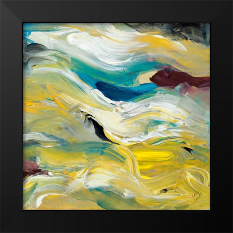 Color of Cadence Square IV Black Modern Wood Framed Art Print by Loreth, Lanie