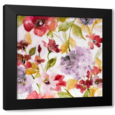 De la Vie Black Modern Wood Framed Art Print by Loreth, Lanie