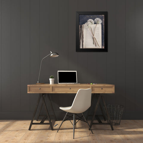 Life is Beautiful Black Modern Wood Framed Art Print by Gardner, Sarah