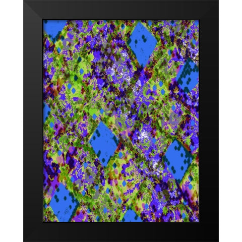 Snake Skin III Black Modern Wood Framed Art Print by Biscardi, Nicholas