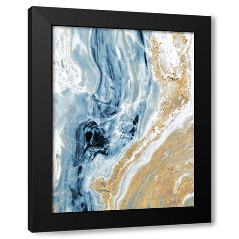 Blue Quartz Top Black Modern Wood Framed Art Print by Bryant, Susan