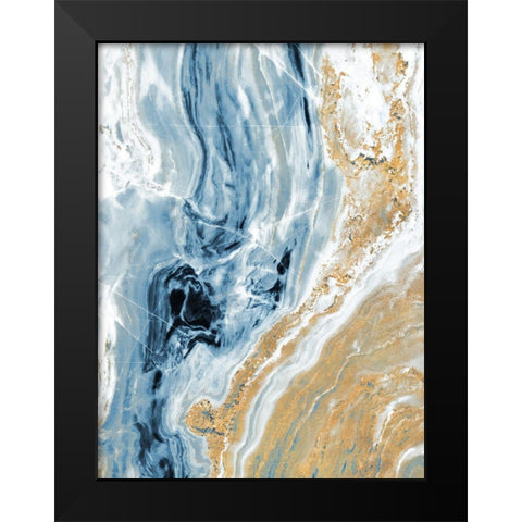 Blue Quartz Top Black Modern Wood Framed Art Print by Bryant, Susan