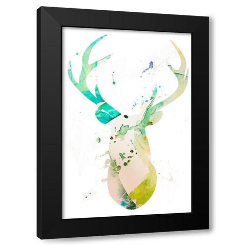 Youthful Deer II Black Modern Wood Framed Art Print by Bryant, Susan