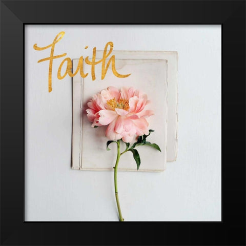 Tender Sentiment I Black Modern Wood Framed Art Print by Gardner, Sarah