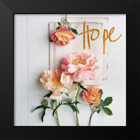 Tender Sentiment III Black Modern Wood Framed Art Print by Gardner, Sarah