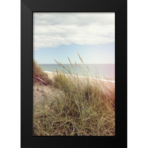 Beach Memories Black Modern Wood Framed Art Print by Gardner, Sarah