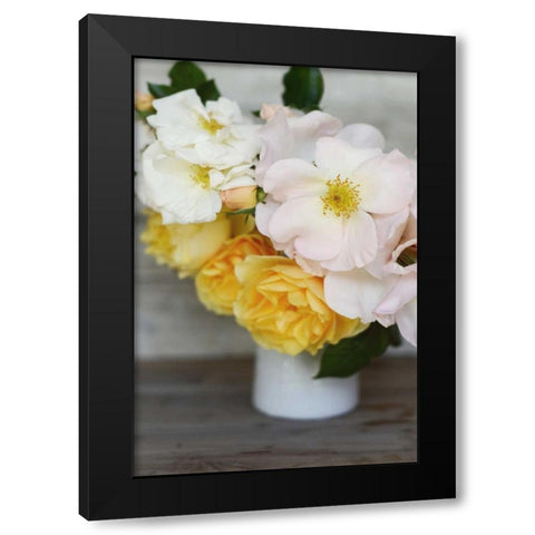 Country Bouquet II Black Modern Wood Framed Art Print by Gardner, Sarah