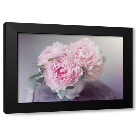 Bouquet of Blooms Black Modern Wood Framed Art Print by Gardner, Sarah