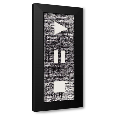 Control I Black Modern Wood Framed Art Print with Double Matting by Loreth, Lanie