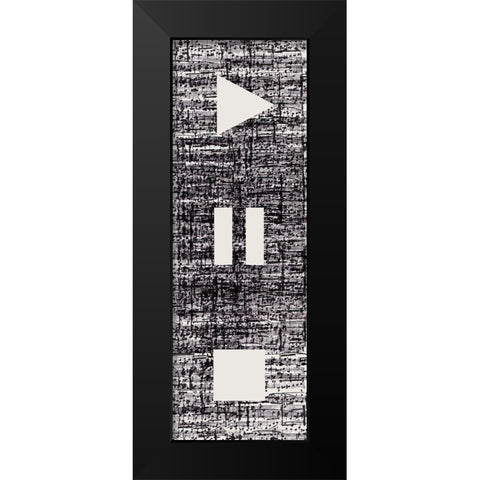 Control I Black Modern Wood Framed Art Print by Loreth, Lanie