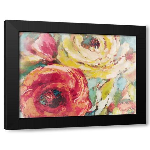 Pink Spring is Nigh Black Modern Wood Framed Art Print by Loreth, Lanie