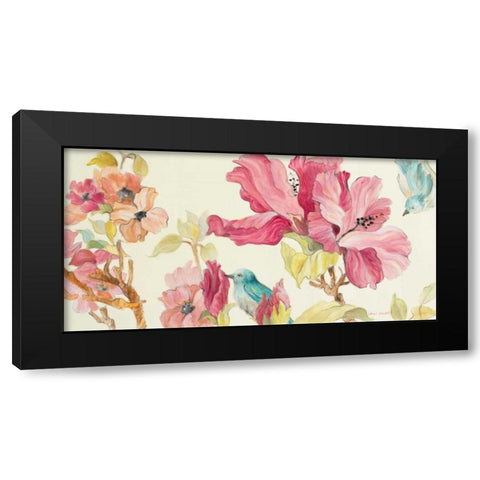 Tropical Grace Black Modern Wood Framed Art Print by Loreth, Lanie