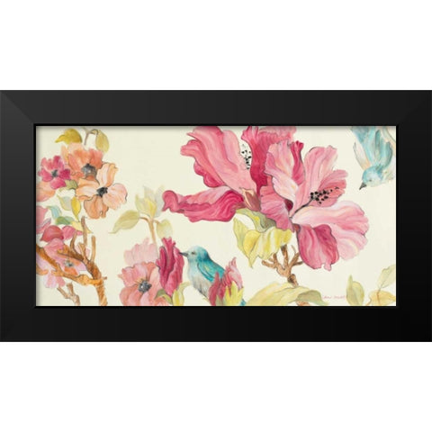 Tropical Grace Black Modern Wood Framed Art Print by Loreth, Lanie