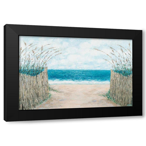 Sand Bridge Walkway Black Modern Wood Framed Art Print by Coolick, Ann Marie