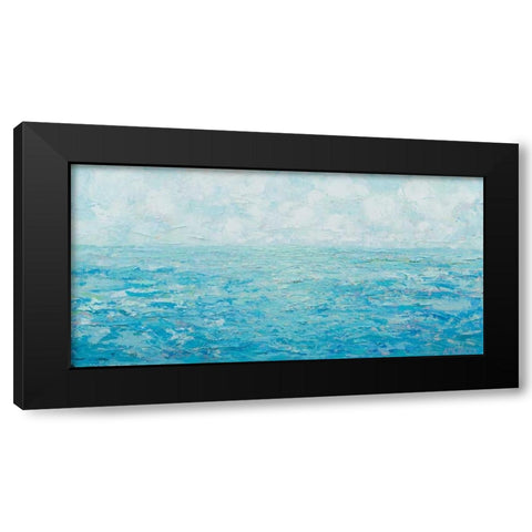 Ocean Tides Black Modern Wood Framed Art Print with Double Matting by Coolick, Ann Marie