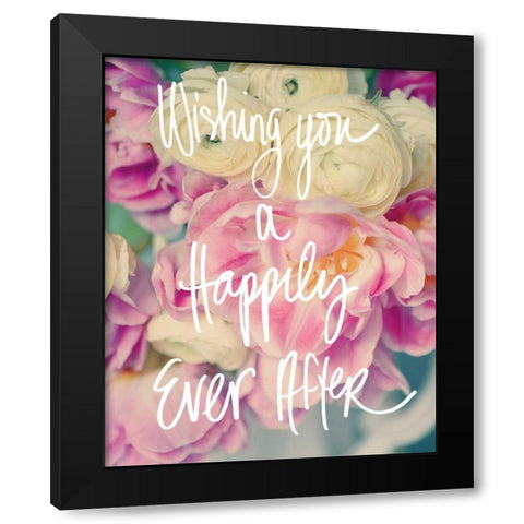 Happily Ever After Black Modern Wood Framed Art Print with Double Matting by Gardner, Sarah
