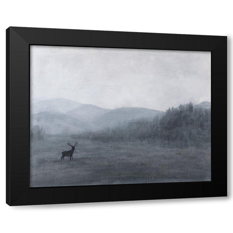 Natures Beauty Black Modern Wood Framed Art Print with Double Matting by Johnson, Walt
