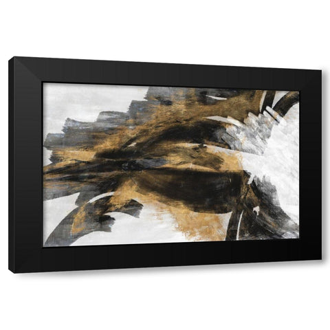 Sandy Spirit Black Modern Wood Framed Art Print with Double Matting by Johnson, Walt