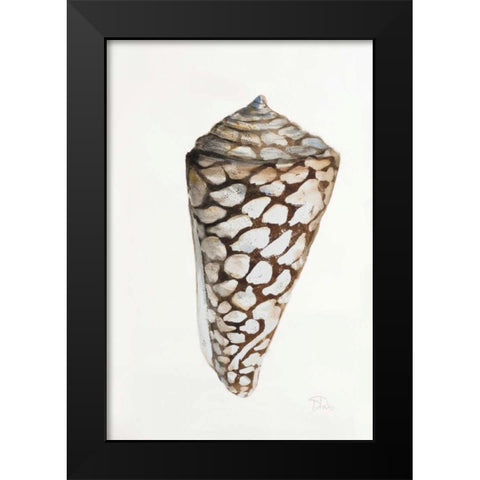 Modern Shell II Black Modern Wood Framed Art Print by Pinto, Patricia