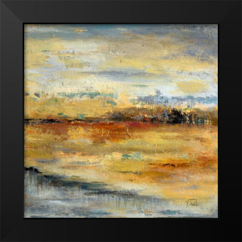 Silver River II Black Modern Wood Framed Art Print by Pinto, Patricia