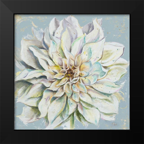 Cool Dahlias II Black Modern Wood Framed Art Print by Pinto, Patricia