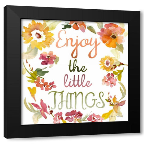 Never Let Go II Black Modern Wood Framed Art Print by Loreth, Lanie