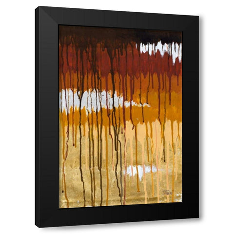 Summer Rain I Black Modern Wood Framed Art Print by Pinto, Patricia