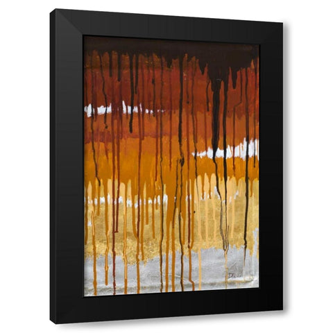 Summer Rain II Black Modern Wood Framed Art Print by Pinto, Patricia