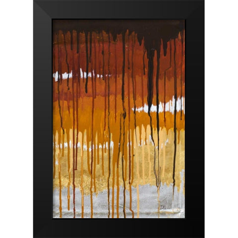 Summer Rain II Black Modern Wood Framed Art Print by Pinto, Patricia