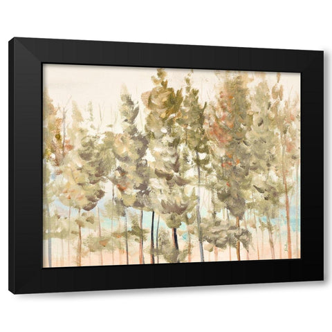 Bosque Verde Brisa II Black Modern Wood Framed Art Print by Pinto, Patricia