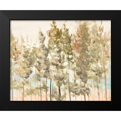 Bosque Verde Brisa II Black Modern Wood Framed Art Print by Pinto, Patricia