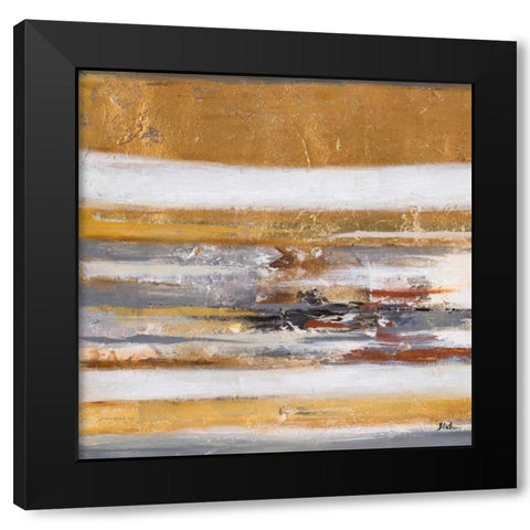 Innovation Square I Black Modern Wood Framed Art Print by Pinto, Patricia